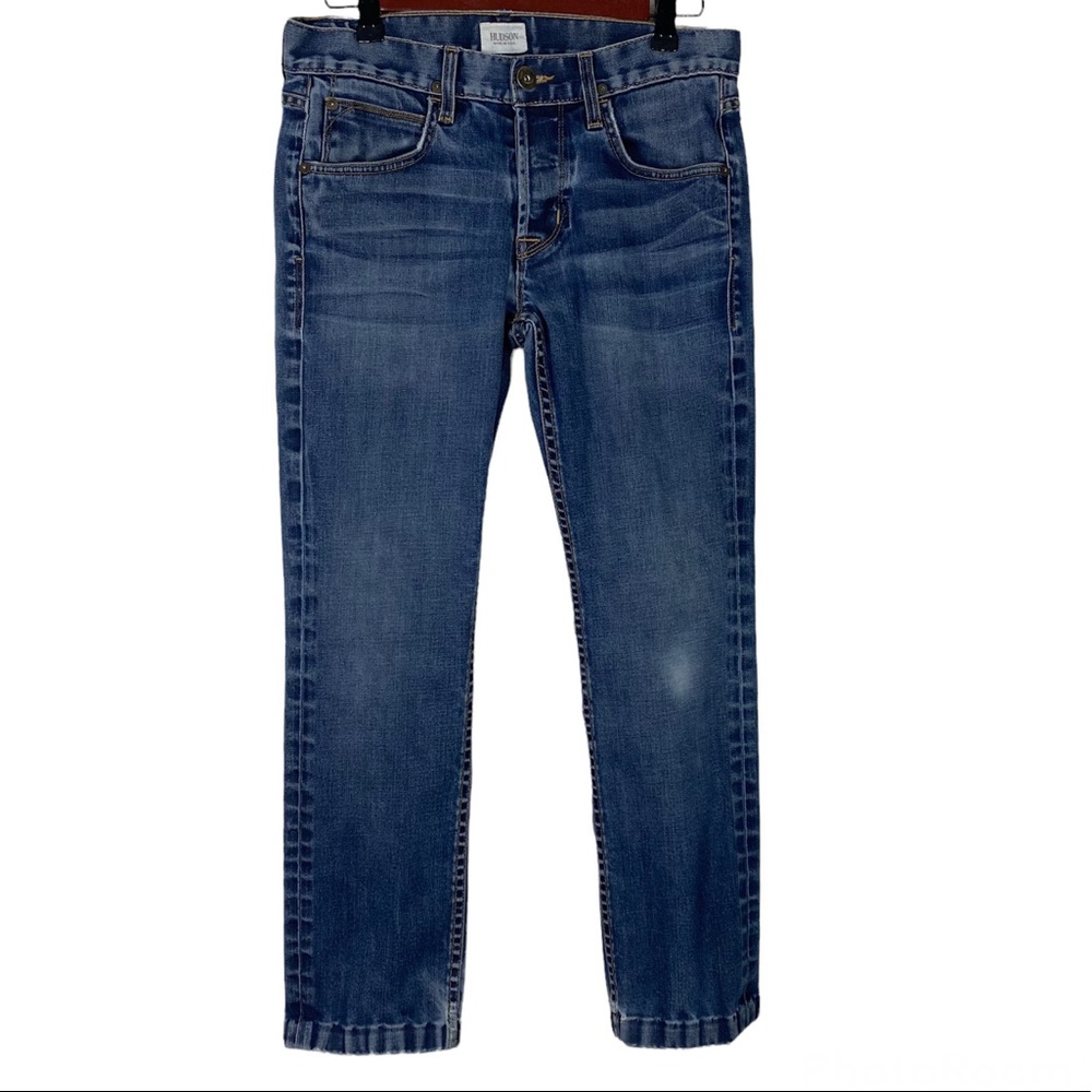Hudson Bryon Five Pocket Straight Leg Denim Jeans Size 30